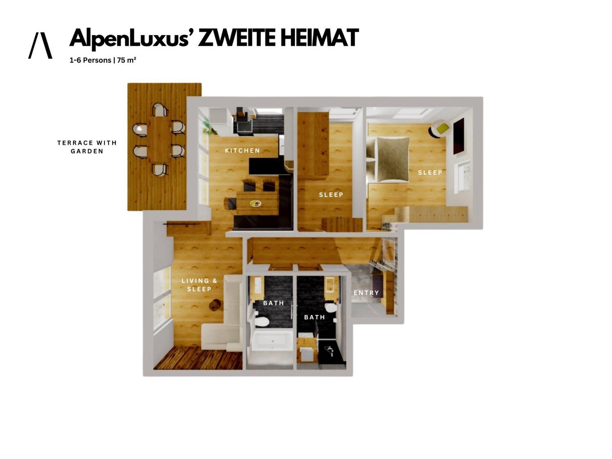 푸겐 Alpenluxus Presents Zweite Heimat - Garden & Underground Parking Space 아파트 외부 사진